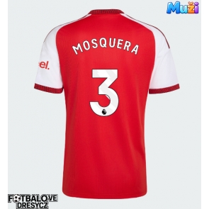Arsenal Cristhian Mosquera #3 Domácí Dres 2026-27 Krátký Rukáv Arsenal Cristhian Mosquera #3 Domácí Dres 2026-27 Krátký Rukáv